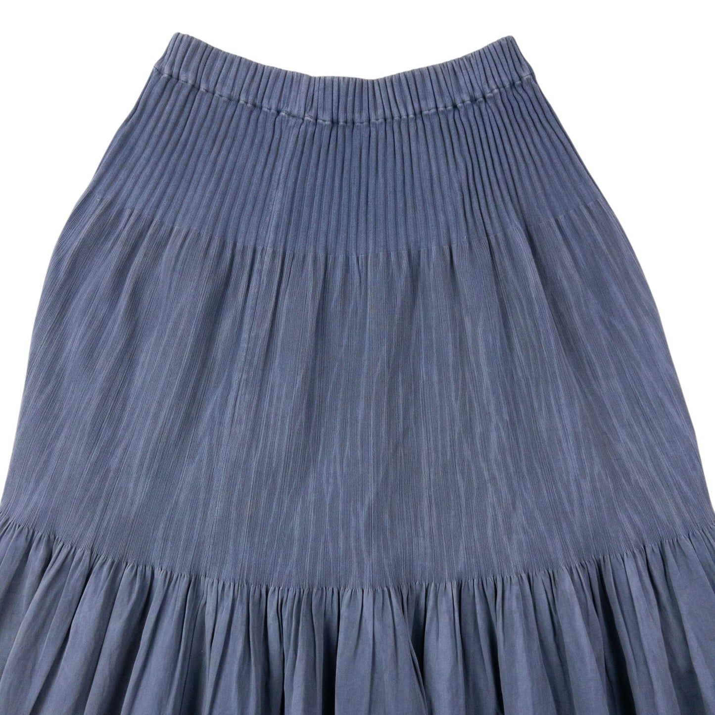 Vintage 90s Issey Miyake PERMANENTE Pleated Skirt Womens Size L
