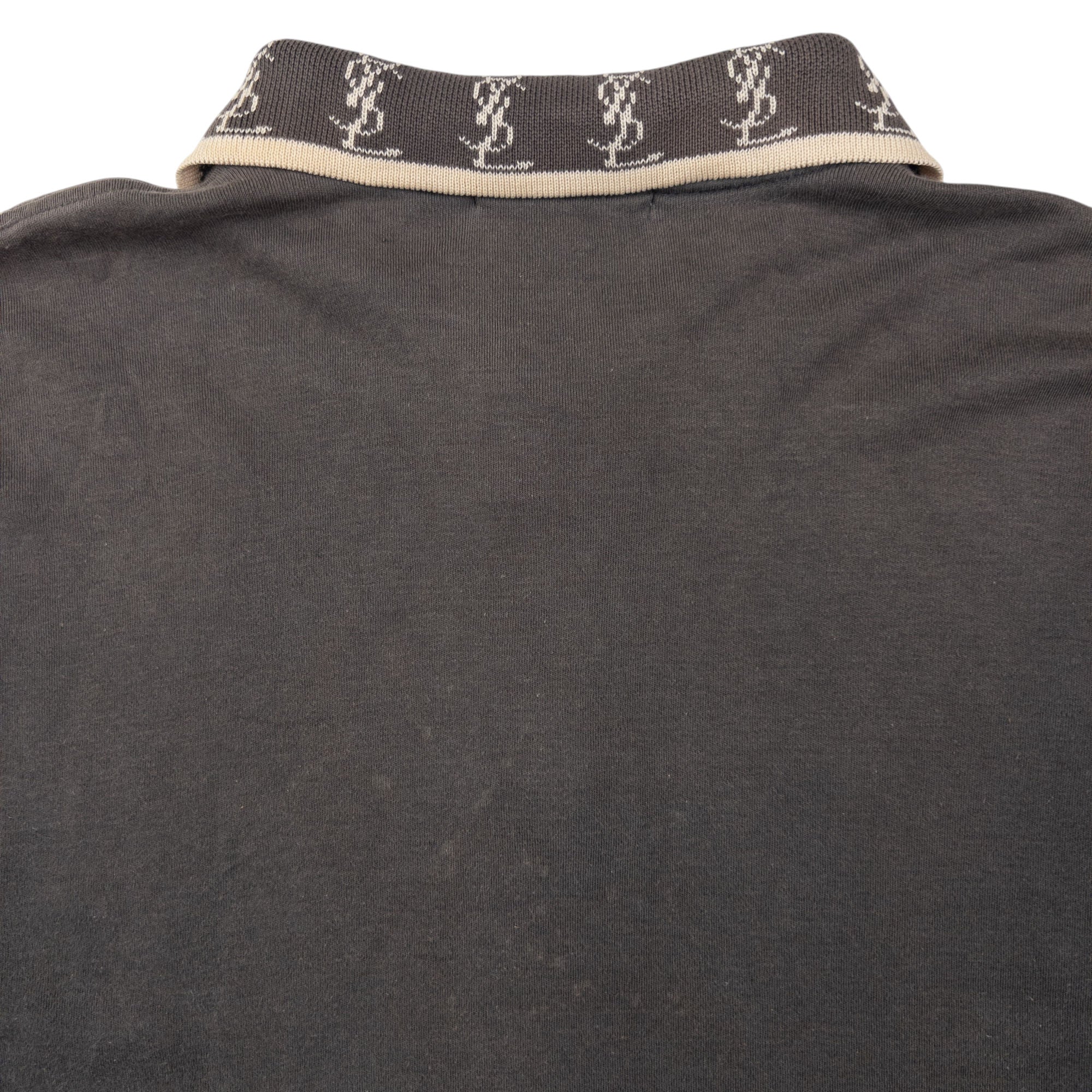 Vintage YSL Yves Saint Laurent Long Sleeve Polo Shirt Size M