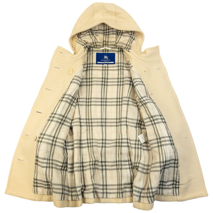 Vintage 2000s Burberry Blue Label Nova Check Lined Belt Waist Jacket Womens Size S