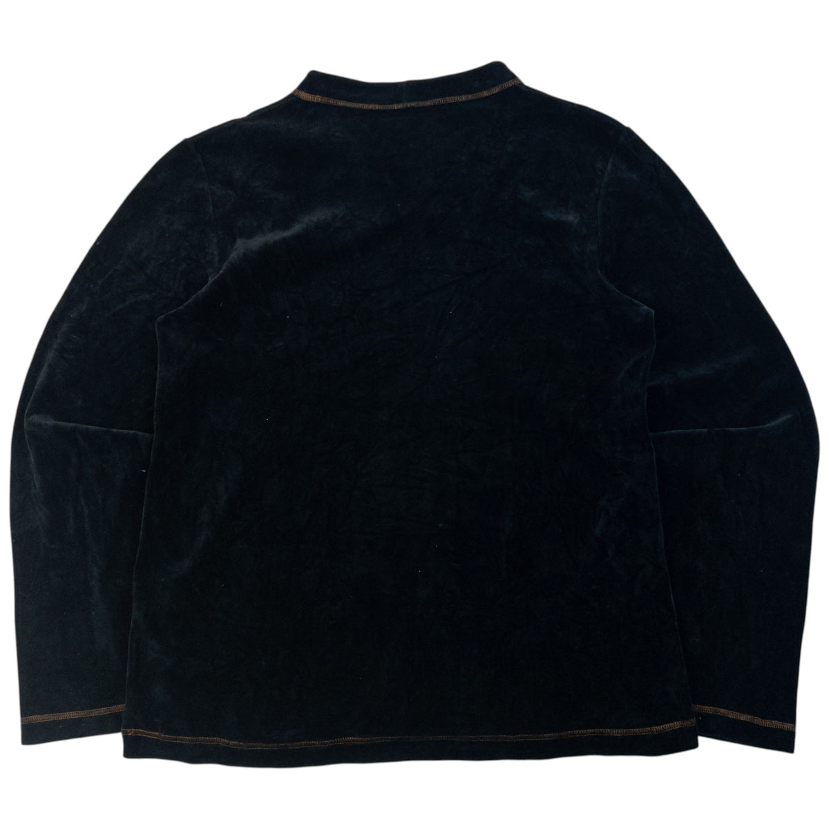 Vintage 2000s Fendi Velour Jumper in black, photo 2