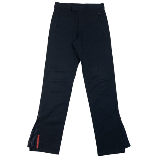 Vintage 2000s Prada Sport Zip Cuff Trousers Size W27