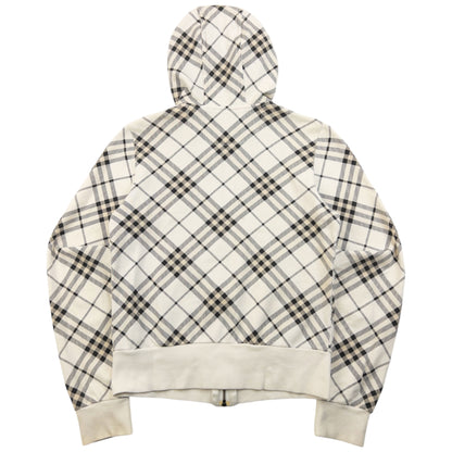 Vintage 2000s Burberry Blue Label Nova Check Zip Up Hoodie Womens Size S
