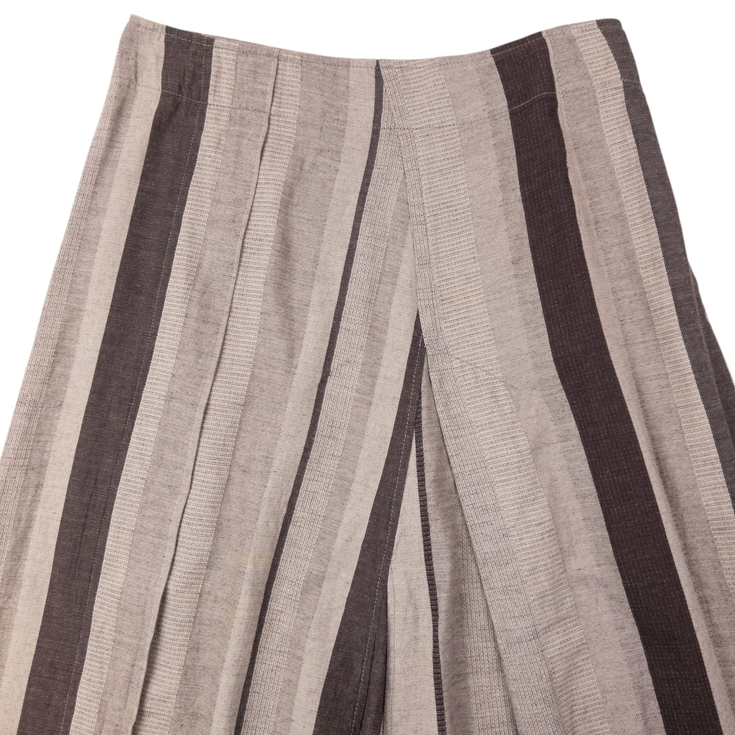 Vintage 90s Plantation By Issey Miyake Striped Skirt Womens Size W27