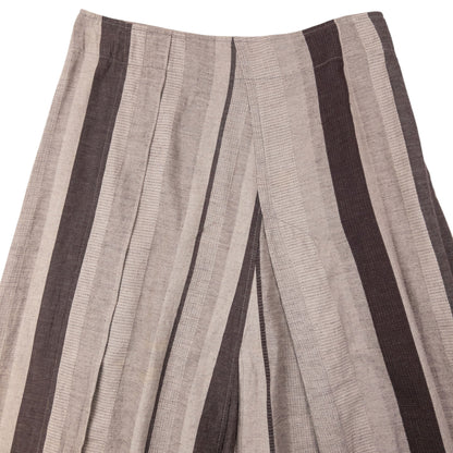 Vintage 90s Plantation By Issey Miyake Striped Skirt Womens Size W27