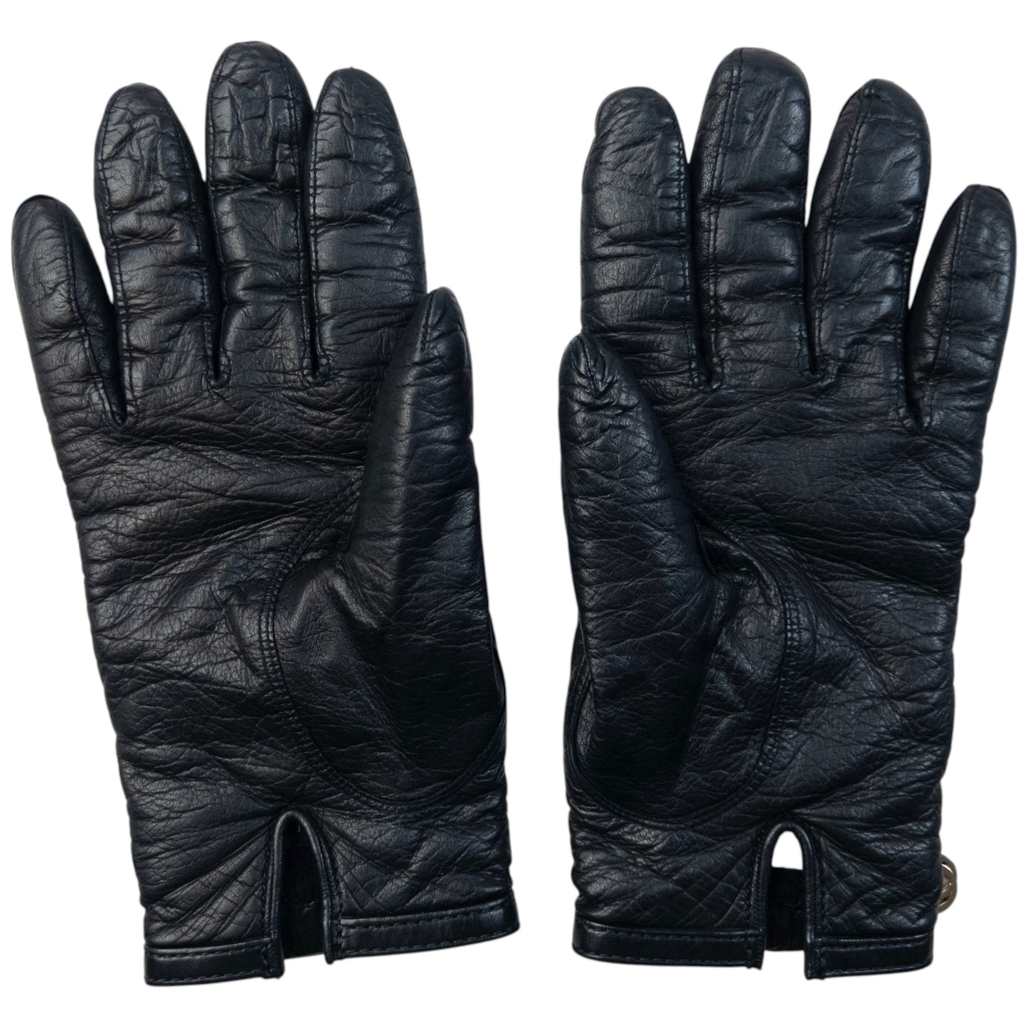 Vintage 2000s Gucci Leather Womens Gloves