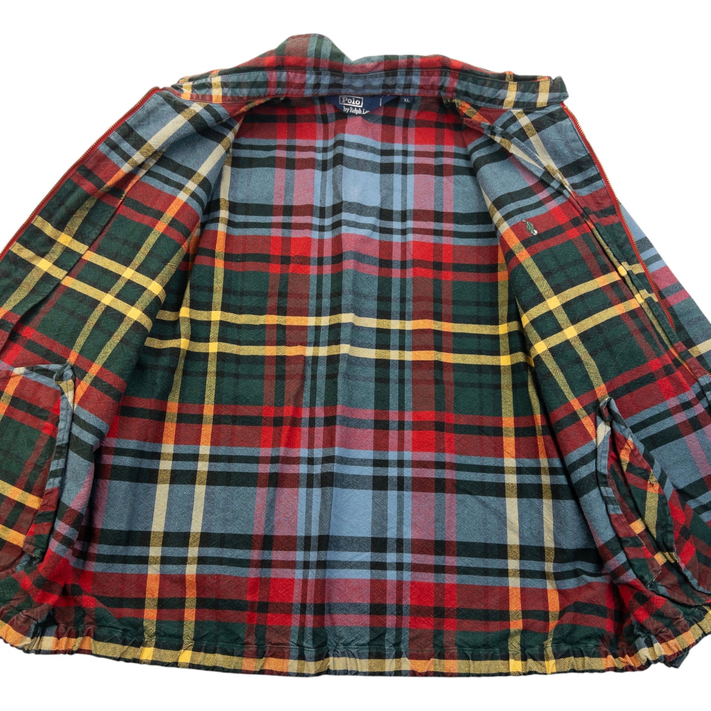 Vintage 90s Polo Ralph Lauren Checkered Jacket Size XL