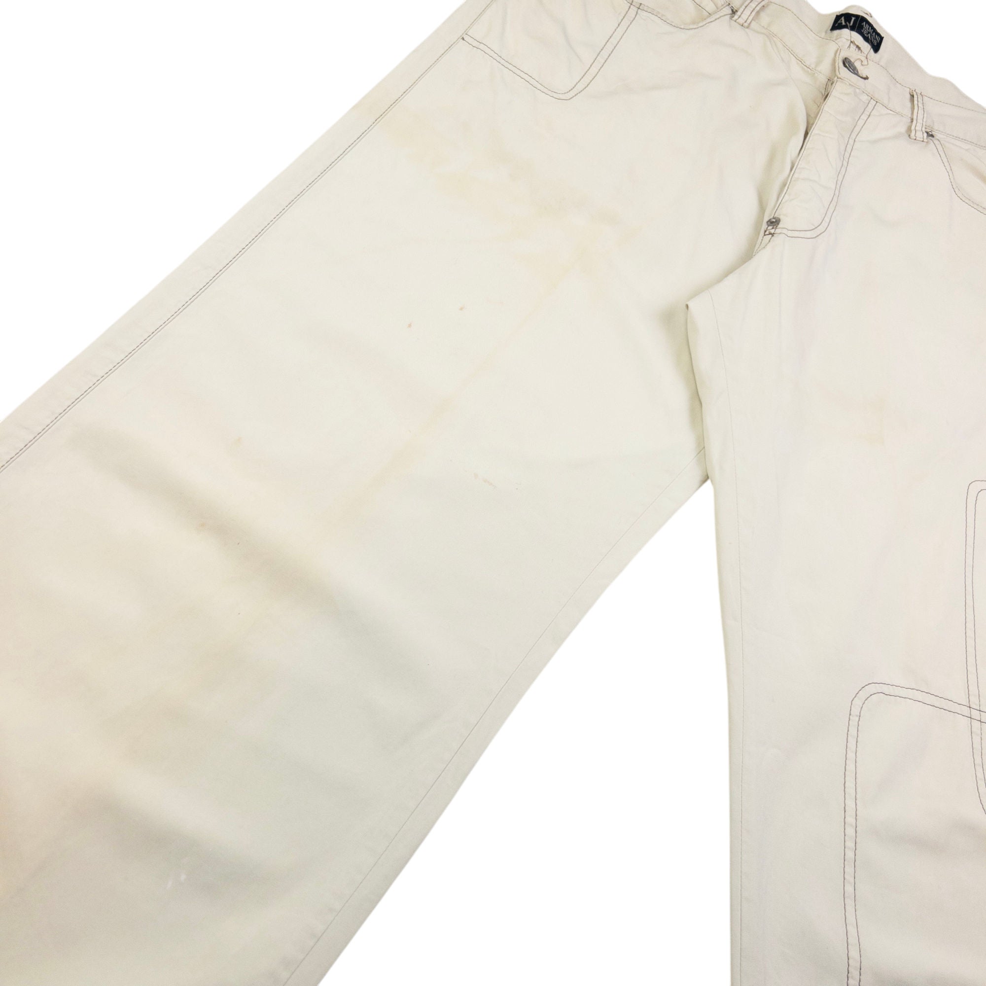 Vintage Armani Jeans Lightweight Trousers Size W37