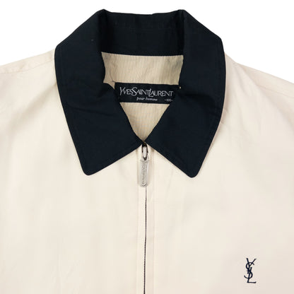Vintage 90s YSL Yves Saint Laurent Harrington Jacket Size L
