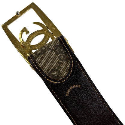 Vintage Gucci Monogram Belt