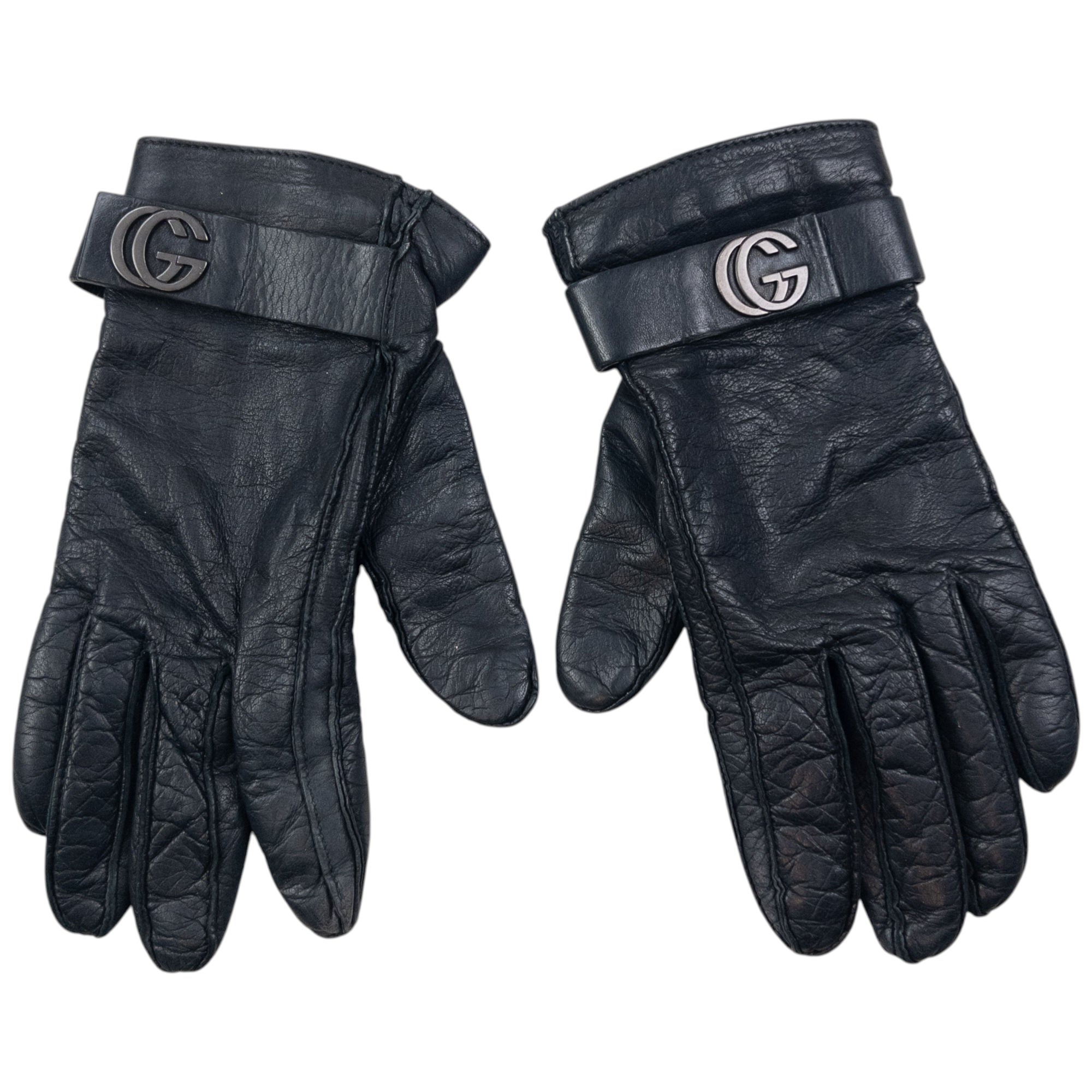 Vintage 2000s Gucci Leather Gloves