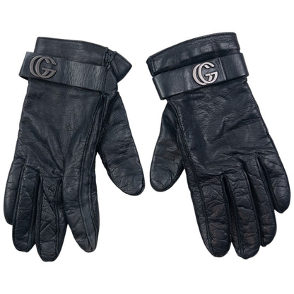 Vintage 2000s Gucci Leather Gloves