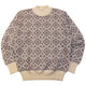 Vintage 80sYSL Yves Saint Laurent Pattern Wool Knit Jumper Size S