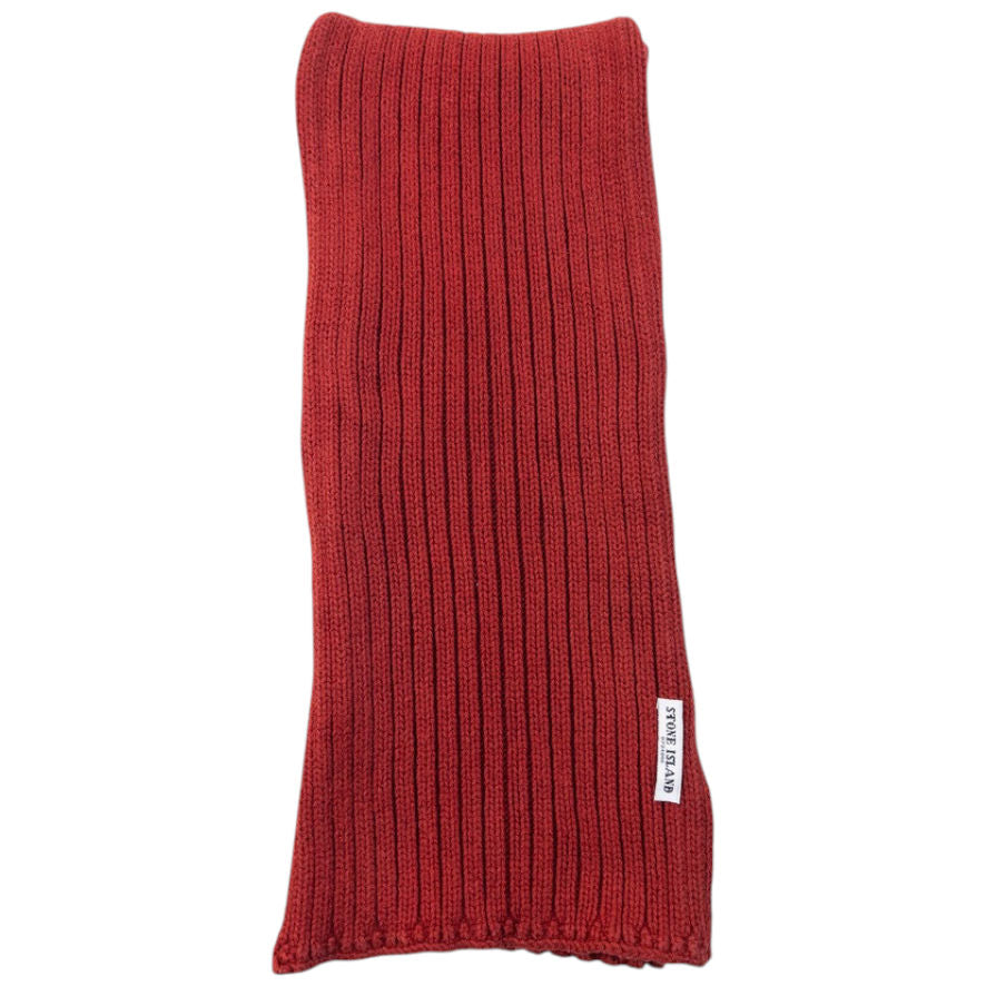 Vintage 2000s Stone Island Ribbed Knit Scarf