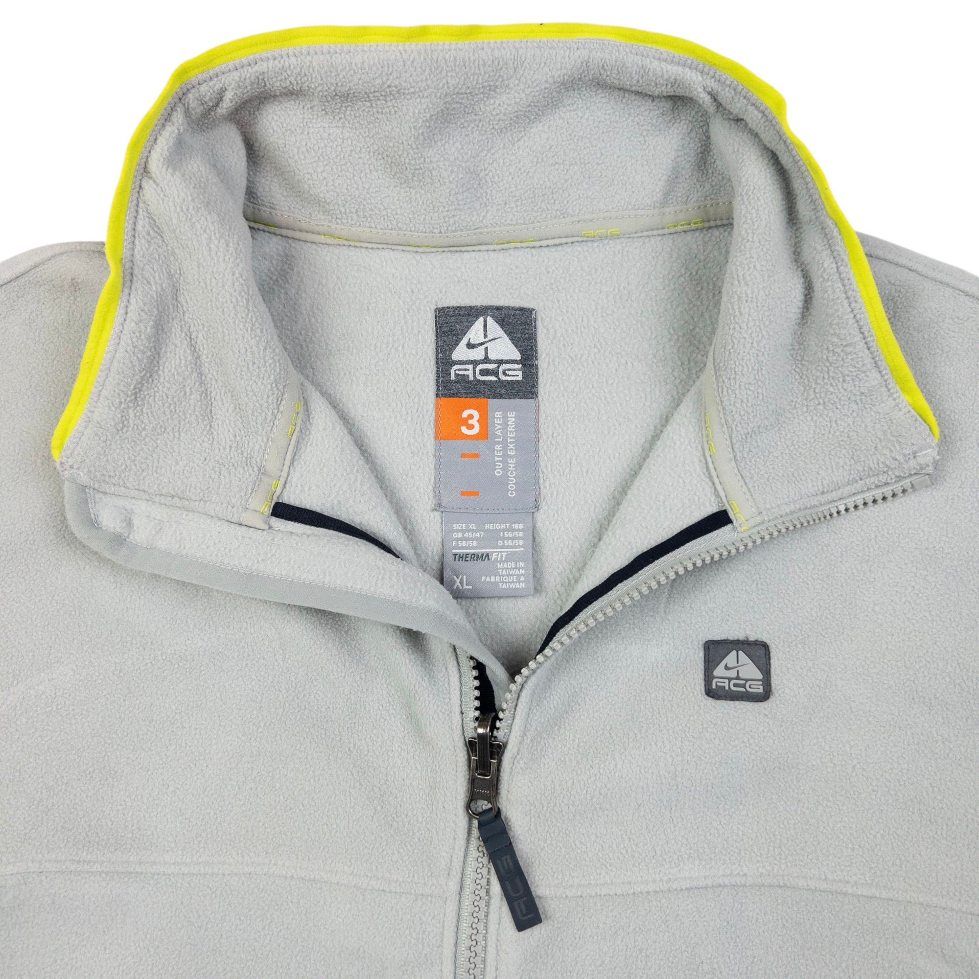 Vintage Nike ACG Therma-Fit Zip Up Fleece Sweatshirt Size L