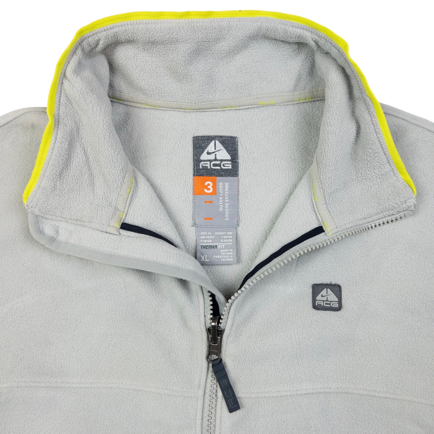 Vintage Nike ACG Therma-Fit Zip Up Fleece Sweatshirt Size L