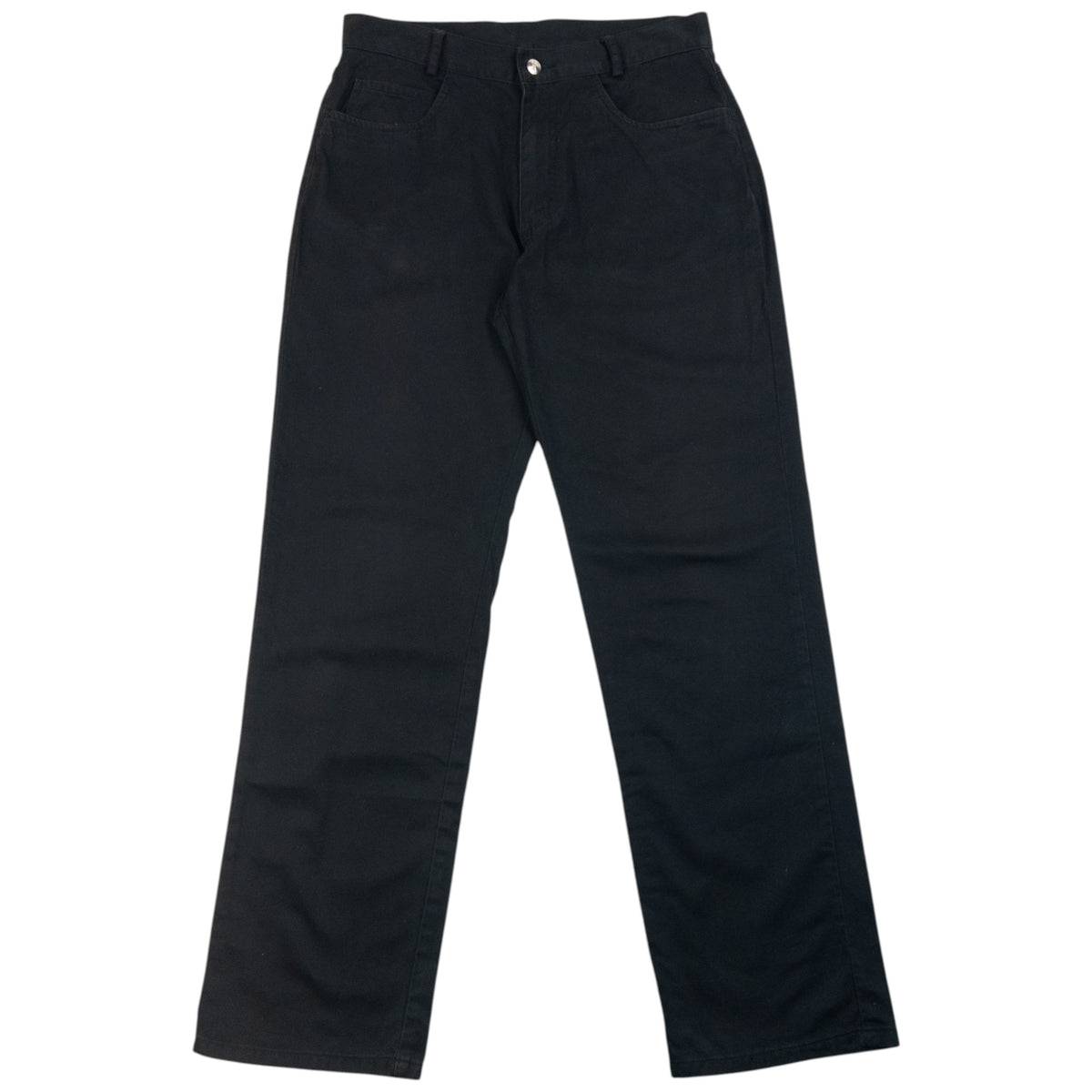 Vintage 2000s YSL Yves Saint Laurent Trousers in black (cotton), photo 3