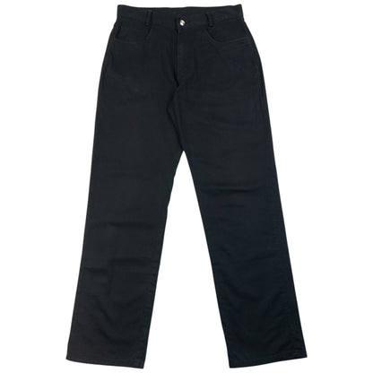 Vintage 2000s YSL Yves Saint Laurent Trousers in black (cotton), photo 3