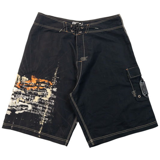 Vintage 2000s Oakley Beach Surfer Shorts Size W34
