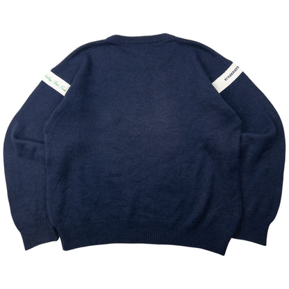 Vintage 90s Burberry Sailing Race Team Jumper Size M