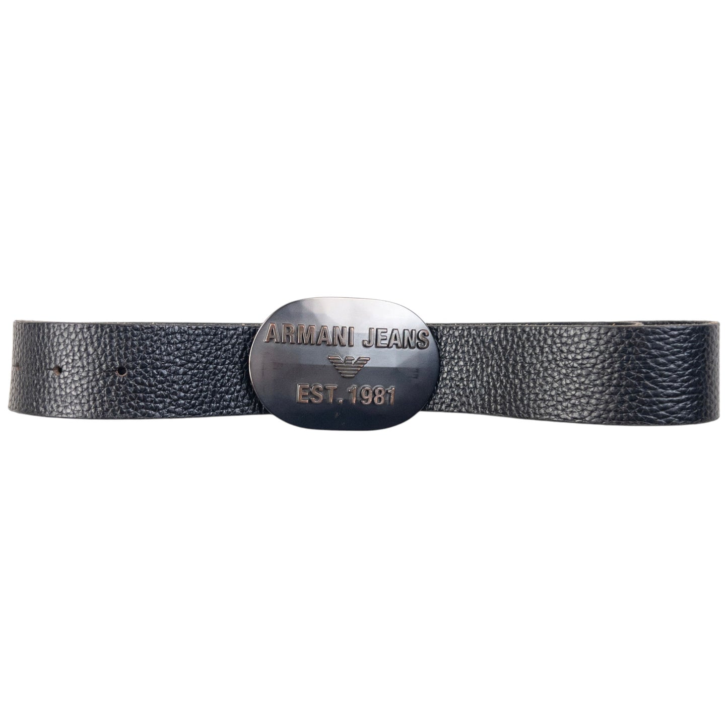Vintage 2000s Armani Jeans Leather Belt Size XL