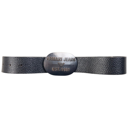 Vintage 2000s Armani Jeans Leather Belt Size XL