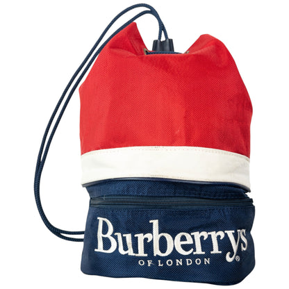Vintage 80s Burberry Drawstring Bag