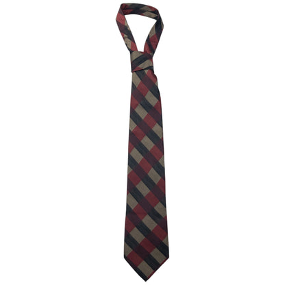 Vintage Issey Miyake Checkered Silk Tie