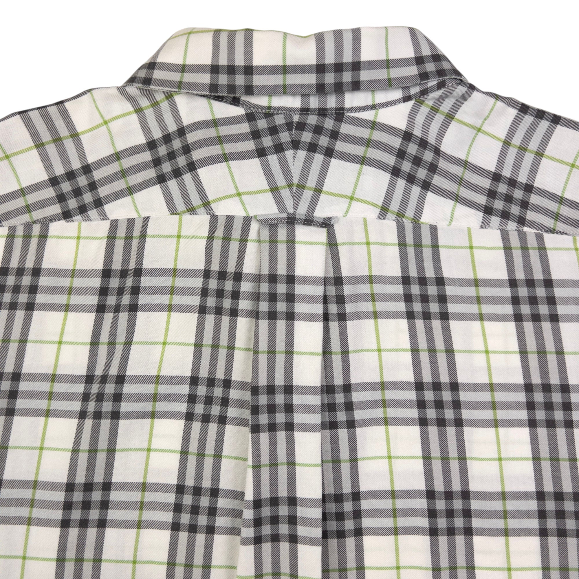 Vintage Burberry Nova Check Short Sleeve Button Up Shirt Size XL