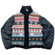 Vintage 90s Moschino Jeans Knit Contrast Pattern Jacket Womens Size S