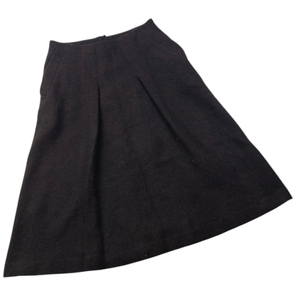 Vintage 90s Plantation By Issey Miyake Pleated Wool Skirt Womens Size W28