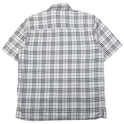 Vintage Burberry Nova Check Short Sleeve Button Up Shirt Size S