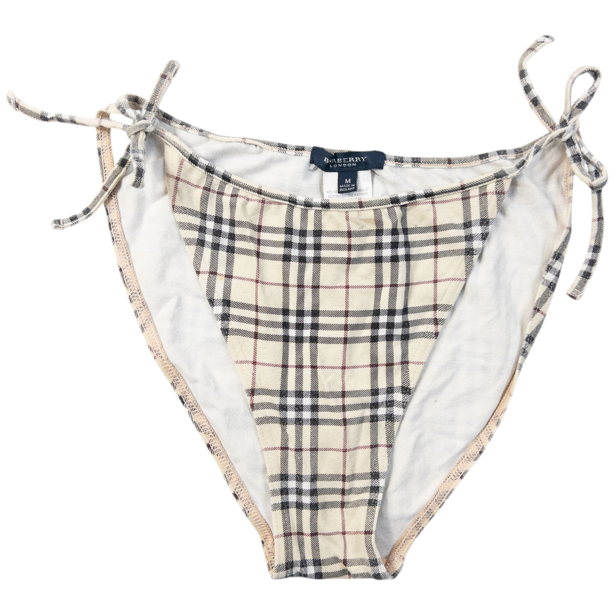 Vintage 2000s Burberry Nova Check Bikini Set, photo 4