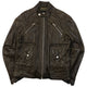 Vintage 2000s Dolce & Gabbana Zip Up Leather Jacket Size M