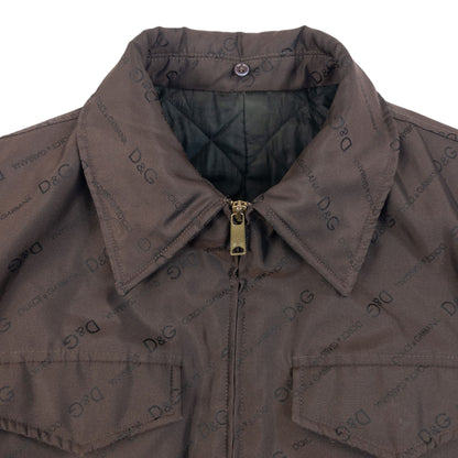 Vintage 2000s Dolce & Gabbana Monogram Padded Jacket Size M