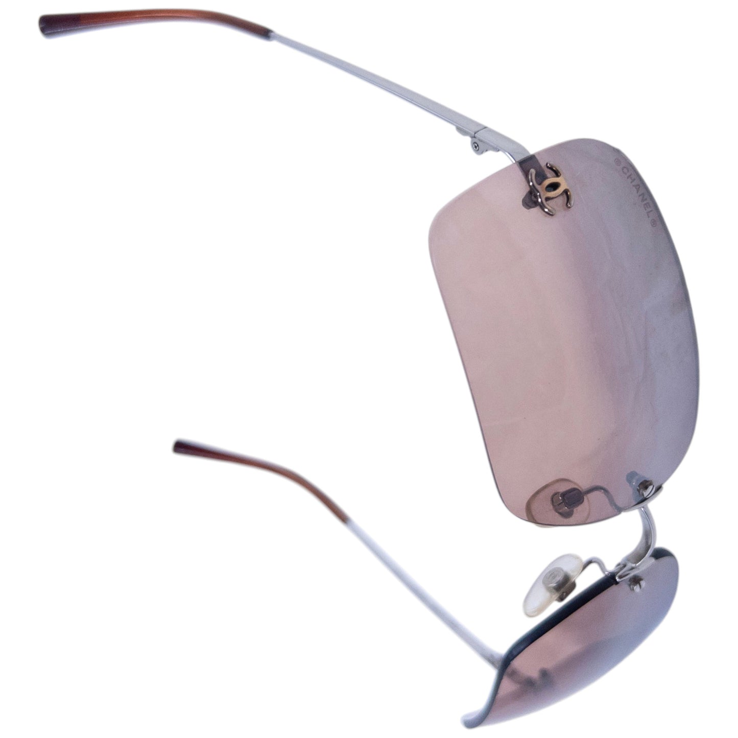 Vintage 2000s Chanel Rimless Sunglasses