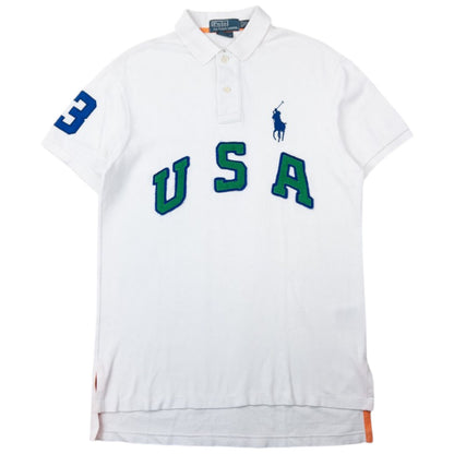 Vintage Polo Ralph Lauren USA Polo Shirt Size M