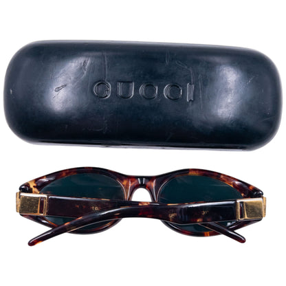 Vintage 1998 Gucci By Tom Ford Tortoise Shell Sunglasses in brown, photo 8