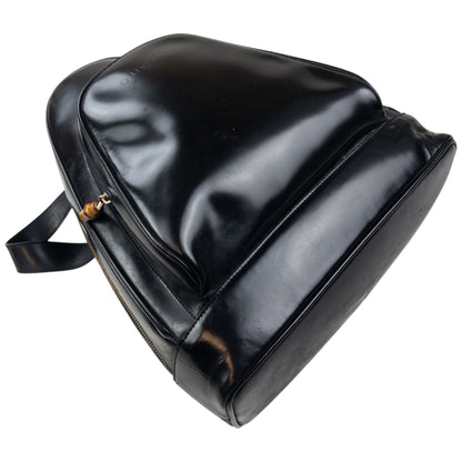 Vintage 80s Gucci Leather And Bamboo Sling Bag