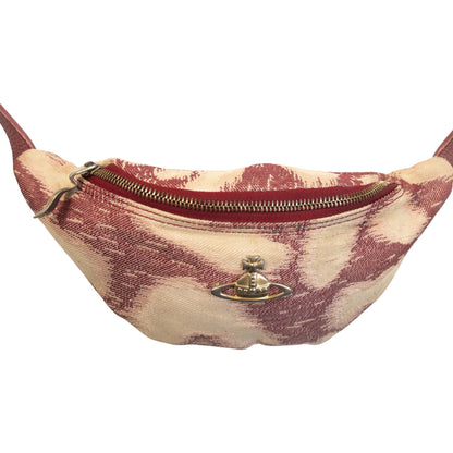 Vintage 2000s Vivienne Westwood crossbody tas met patroon
