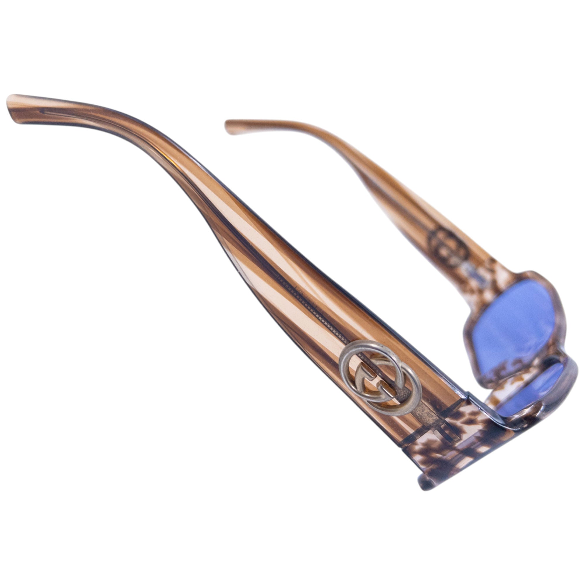 Vintage 2000s Gucci Striped Sunglasses