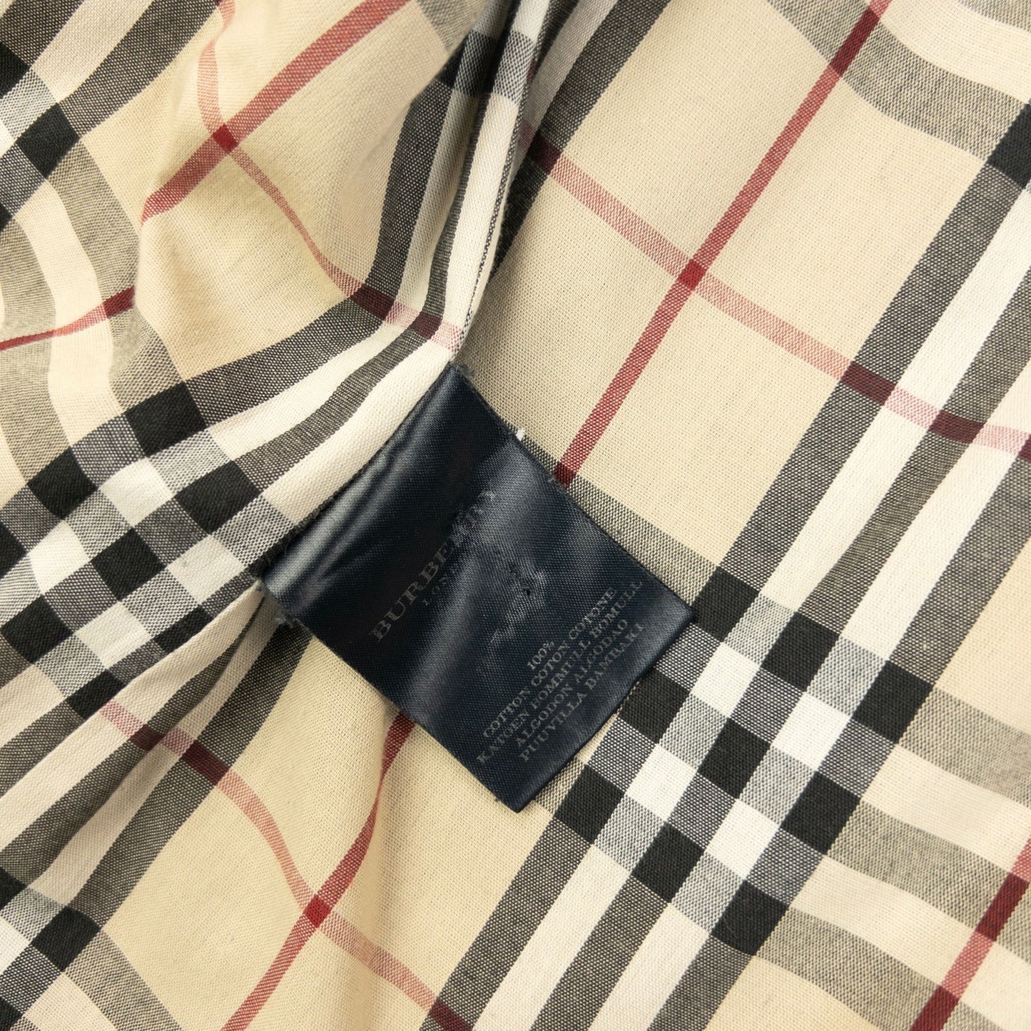 Vintage 2000s Burberry Nova Check Lined Jacket Womens Size M