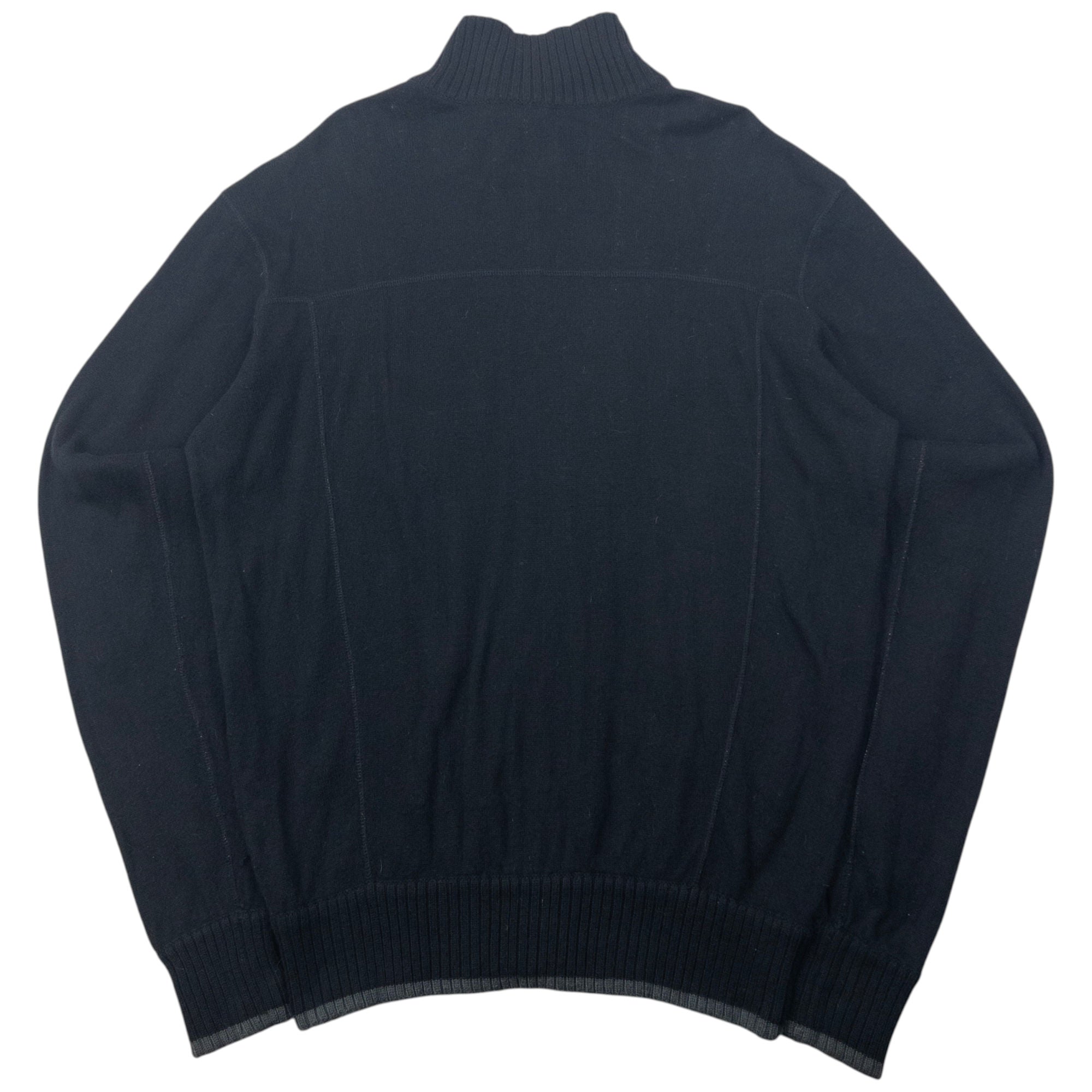 Vintage Armani Jeans Reversible Zip Up Jumper Size M