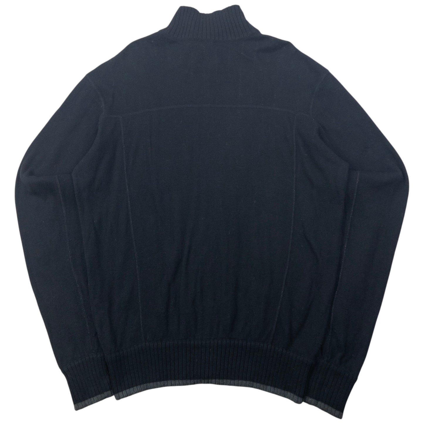 Vintage Armani Jeans Reversible Zip Up Jumper Size M