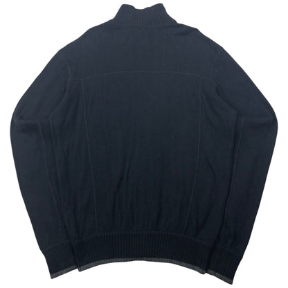 Vintage Armani Jeans Reversible Zip Up Jumper Size M