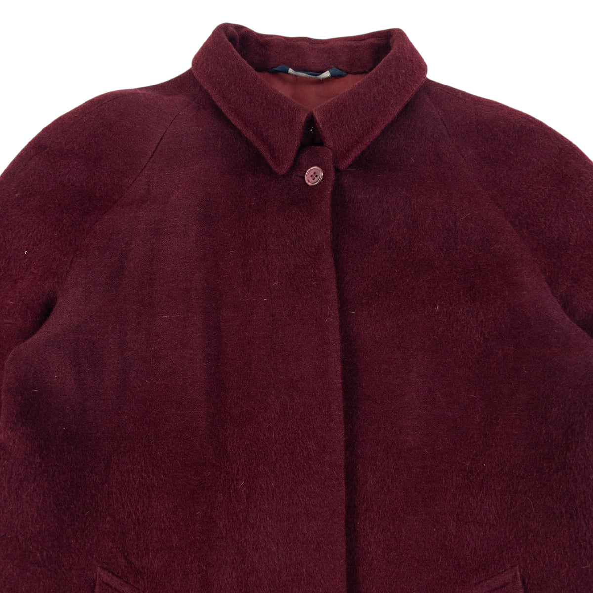 Vintage 2000s Burberry Button Up Wool Jacket Womens Size XL
