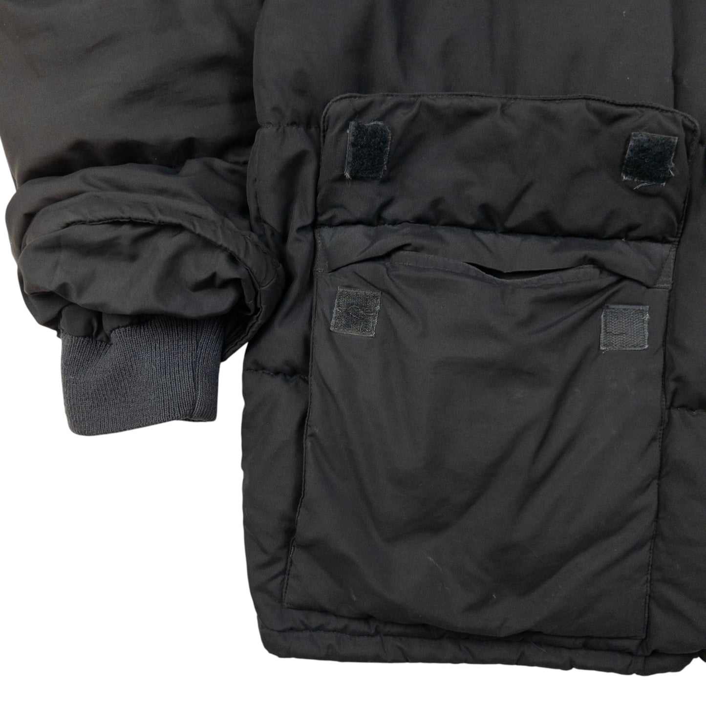 Vintage Armani Jeans Zip Up Puffer Jacket Size XL