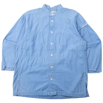 Vintage 80s Issey Miyake Skyline Long Sleeve Button Up Shirt Size S