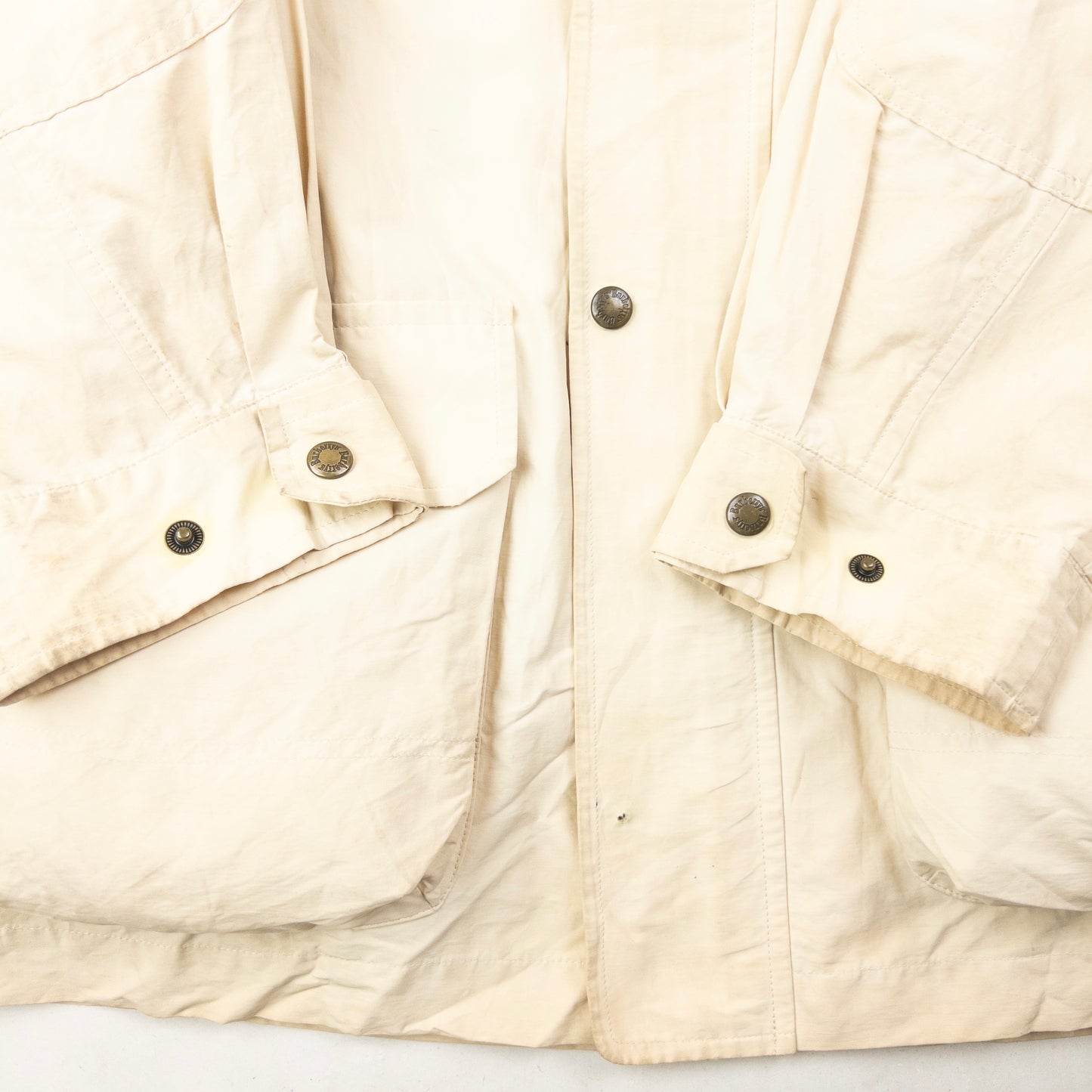 Vintage 80s Burberry Zip Up Jacket Size M