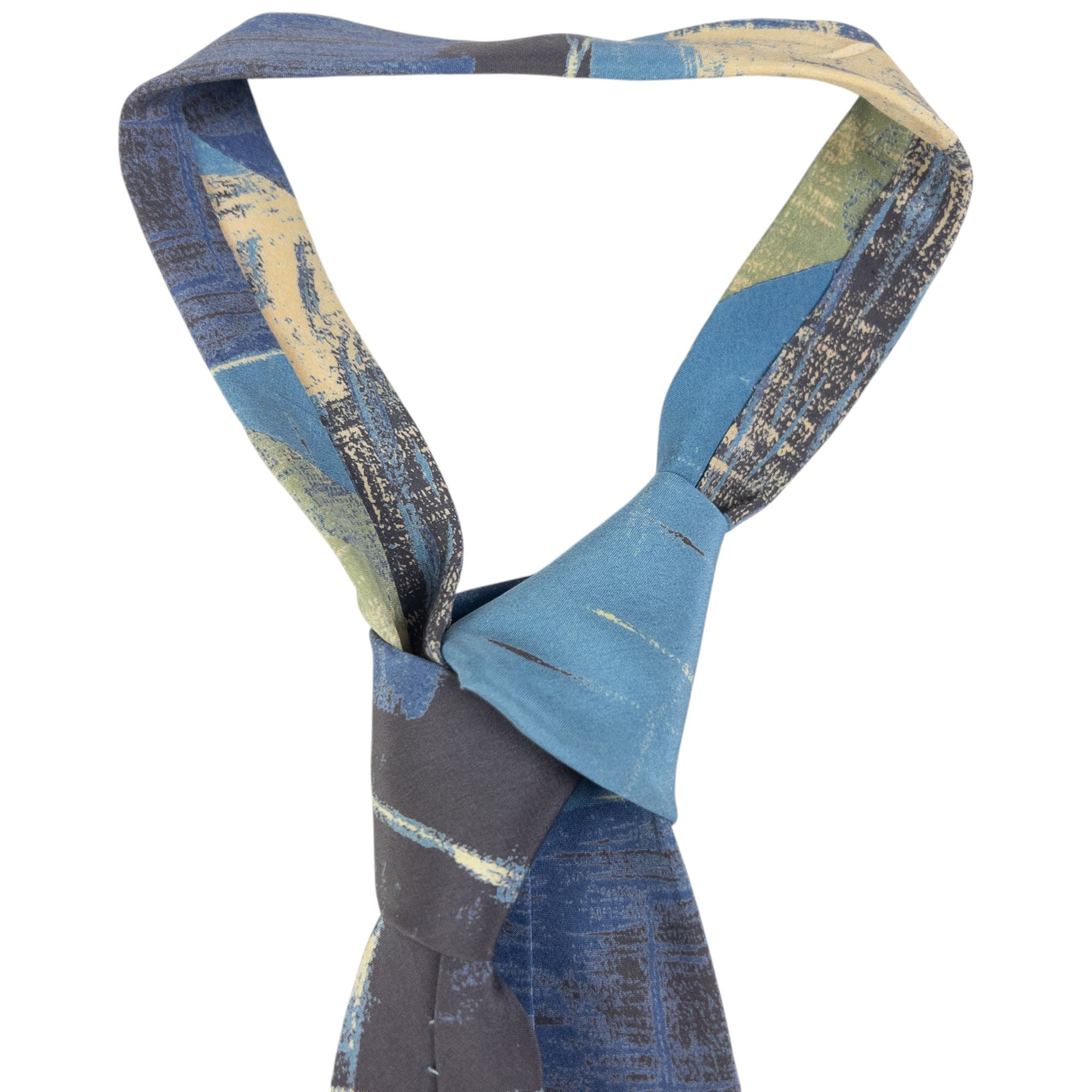 Vintage Issey Miyake Pattern Silk Tie