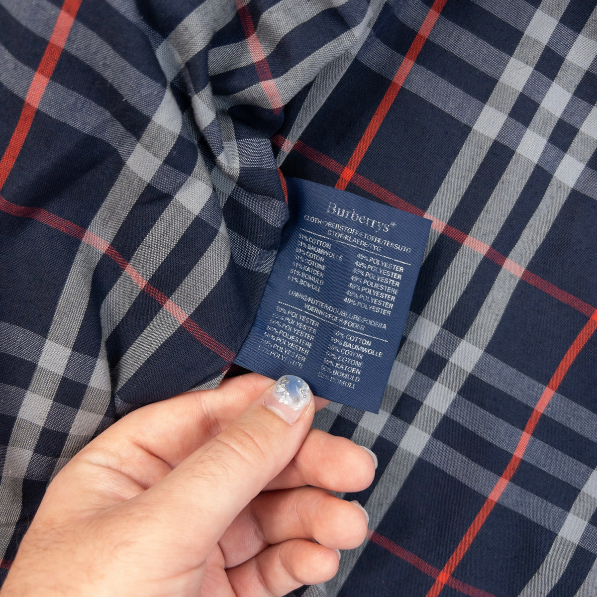 Vintage 90s Burberry Nova Check Lined Jacket Womens Size M